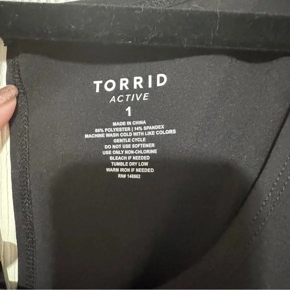 torrid Black Racerback Tank - Picture 4 of 5